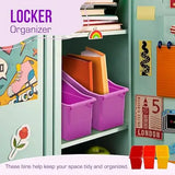 File Bins: Plastic Storage Bin File Organizer Classroom Organization Storage Basket Desk with Storage Desktop Organizer