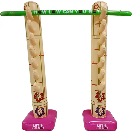 Lua Limbo Game Set Inflatable Limbo Sticks for Kids and Adults Pool Party and Picnic Family Fun Twister Game for All