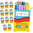 Mini Chalk Set - Sidewalk Chalks for Kids, Crayola Chalks Party Favors - 12 pcs per pack