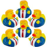 A unique and hilarious rubber ducks fun toy gift for Trump supporters, kids and adults