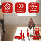 Valentine’s Day Bowling Game Set - 10 Pins 2 Balls for Kids & Adults